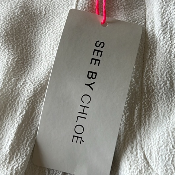 See by Chloe white pleated shorts. NWT. 4 (40) - Picture 5 of 8